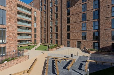 Echo Court courtyard, North London